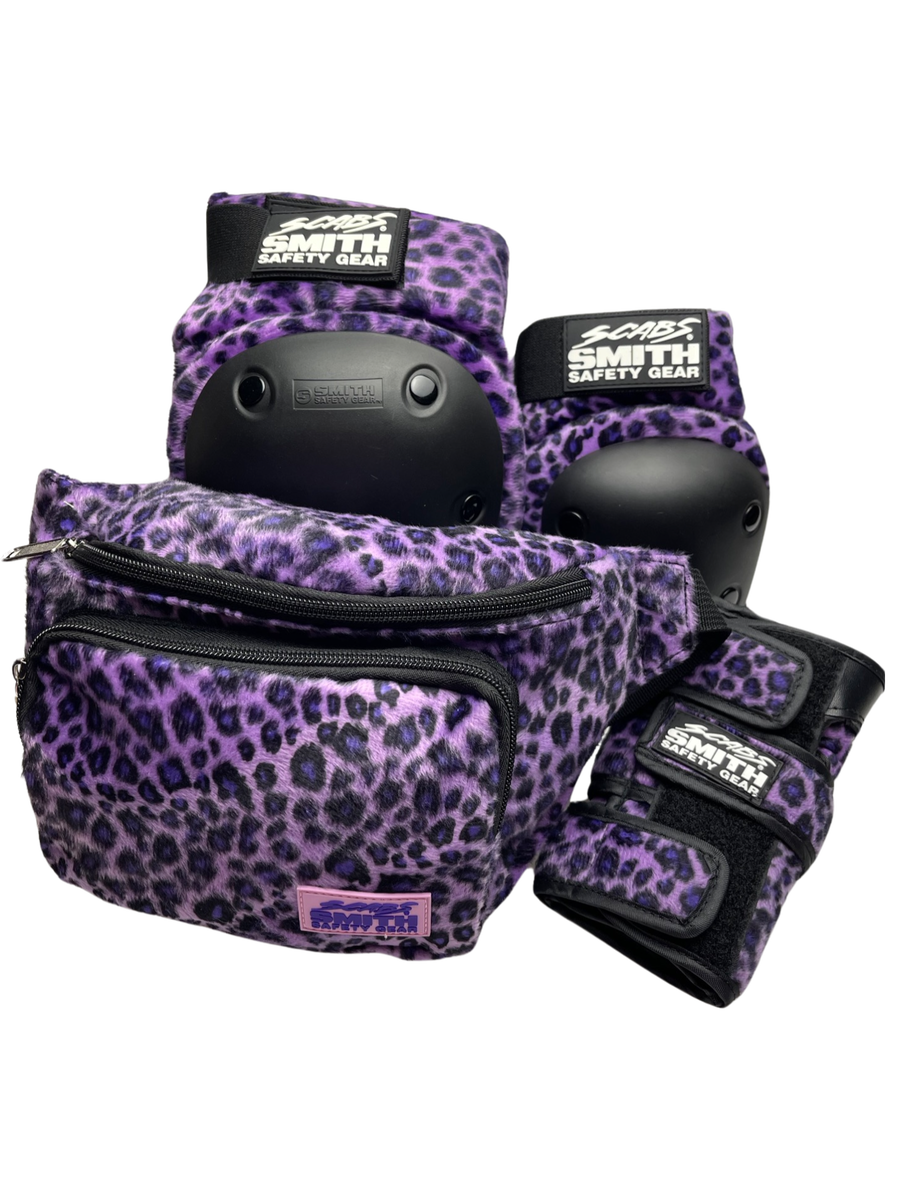 Smith Scabs - Adult 3 Pack -Purple Leopard – Select Skate Shop