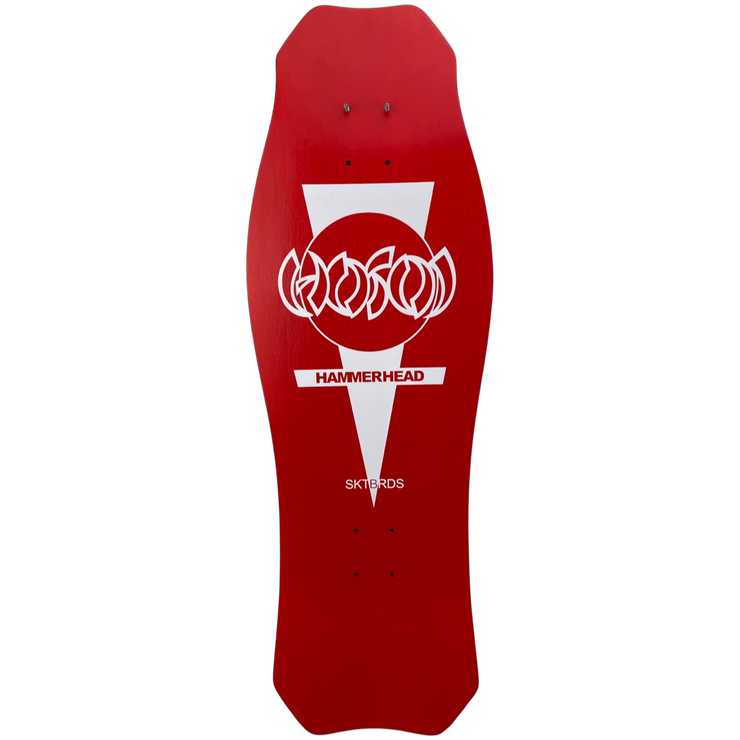 Hosoi OG Hammerhead "Double Take" Signed Black/Red Dip Deck– 10.5"x31"
