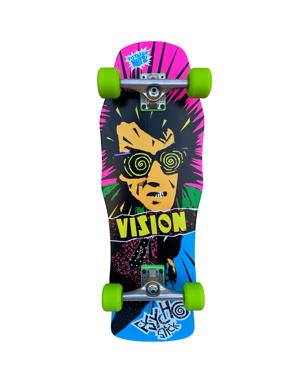 VISION PSYCHO STIC　POWELL PERALTA Vision Original Psycho Stick Deck-Woodcut Art by Sean