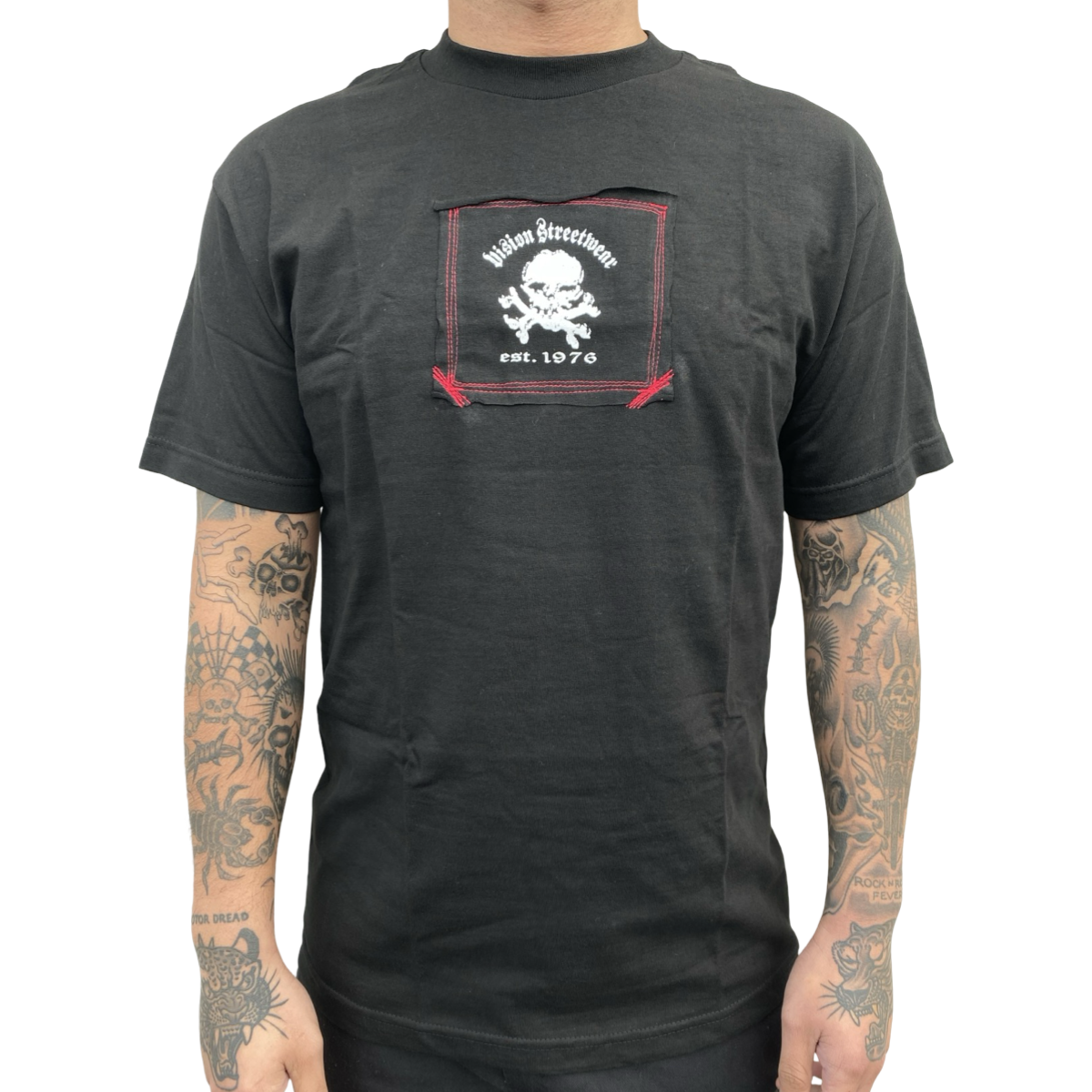Vision Street Wear Shirt Skull Tシャツ Skull Bone Print T-Shirt - Black – VISION STREET WEAR™️ CANADA