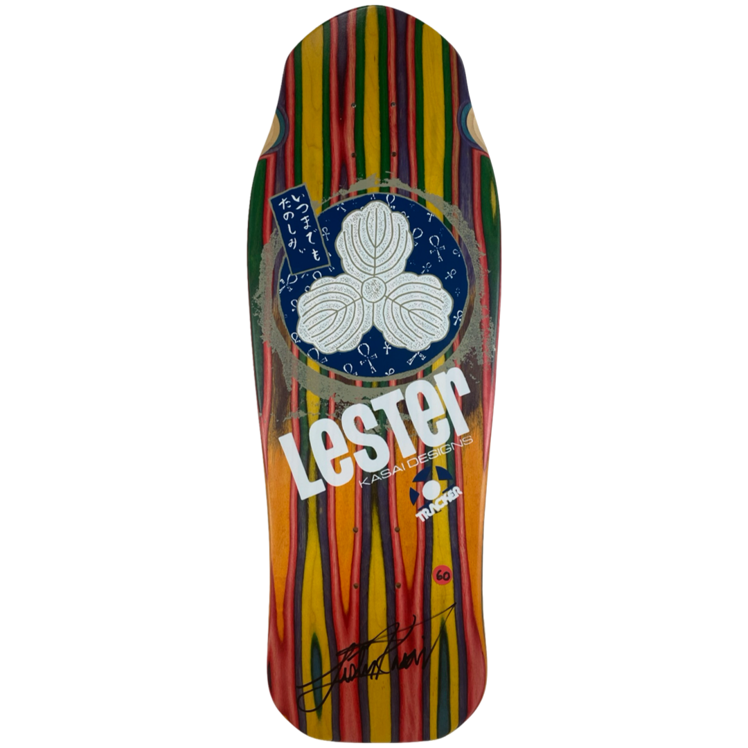 Tracker Lester Kasai Signed Oak Leaf Swirl -#60 Limited Deck - 10