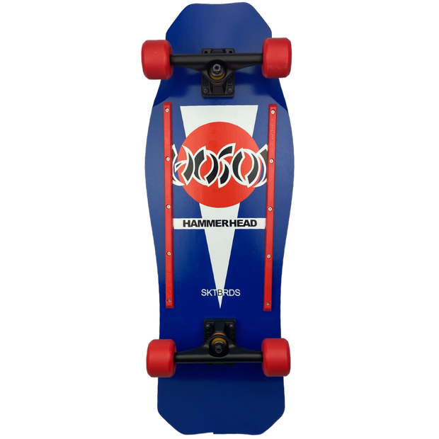 Hosoi O.G. Hammerhead Complete Skateboard Royal Blue- 10.25"x31"