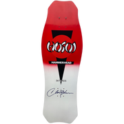 Hosoi OG Hammerhead "Double Take" Double Signed Red/White Fade Deck– 10.5"x31"