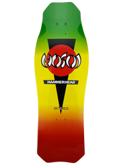 Hosoi Skateboards O.G. Hammerhead RASTA Deck– 10.5"X31"