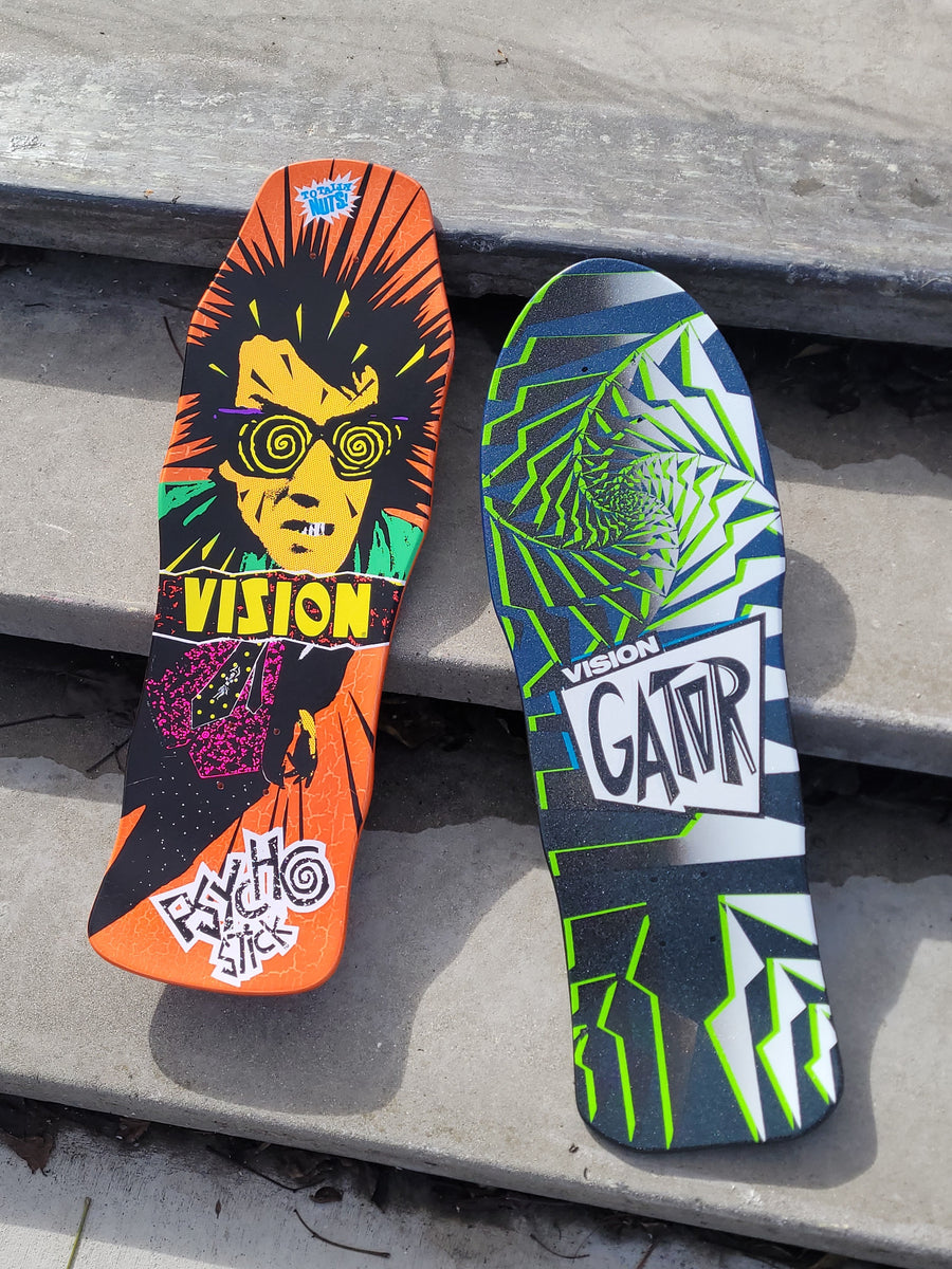 VISION PSYCHO STICK スケートボードデッキ 10.0