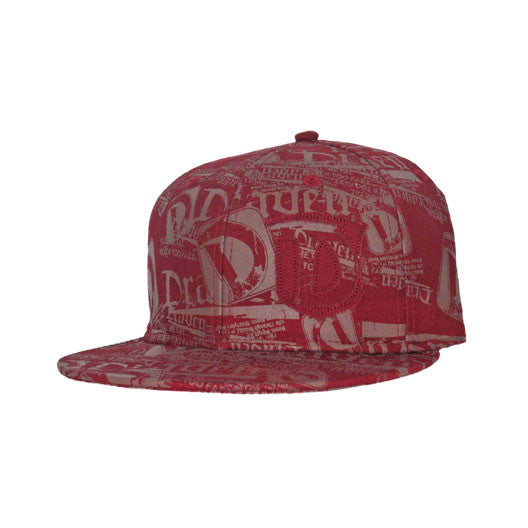 Draven All Over Print Hat in Red 