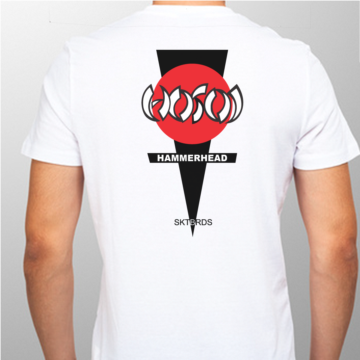 Hosoi Hammerhead Logo T-Shirt - White – Select Skate Shop