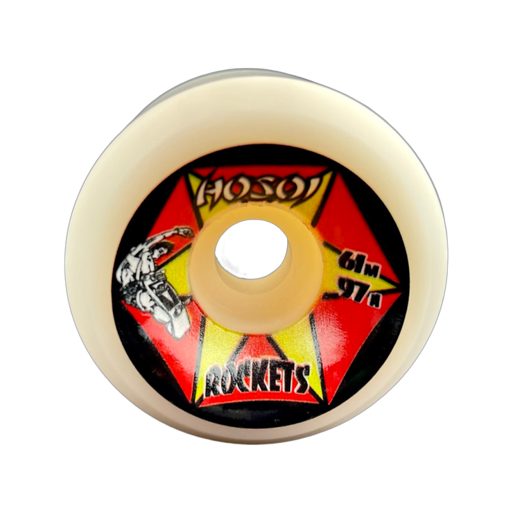Hosoi Skateboards Rockets Wheels- 61mm 97a
