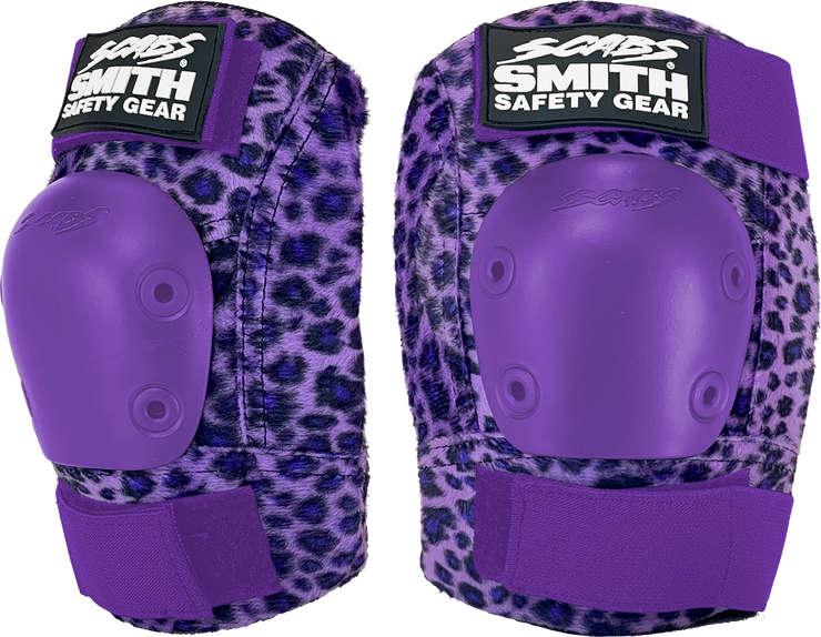 Scabs Urban Elbow Pad Set- Purple Leopard