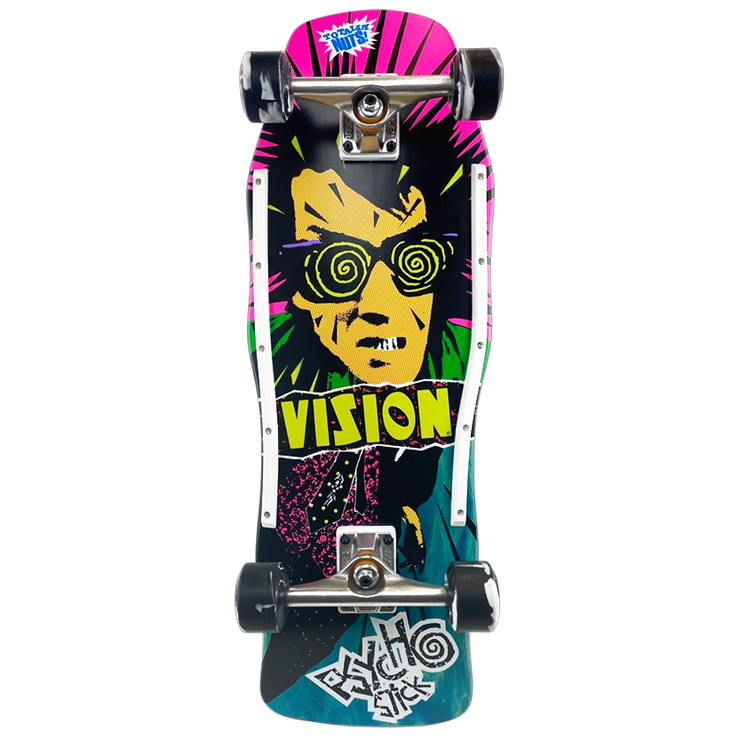 Vision Original Psycho Stick Complete Skateboard - 10"x30"