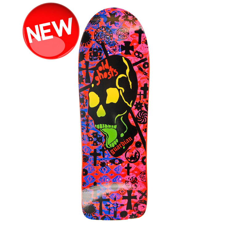 Vision Old Ghost Modern Concave Deck - 10"x30.25" - Red/Purple