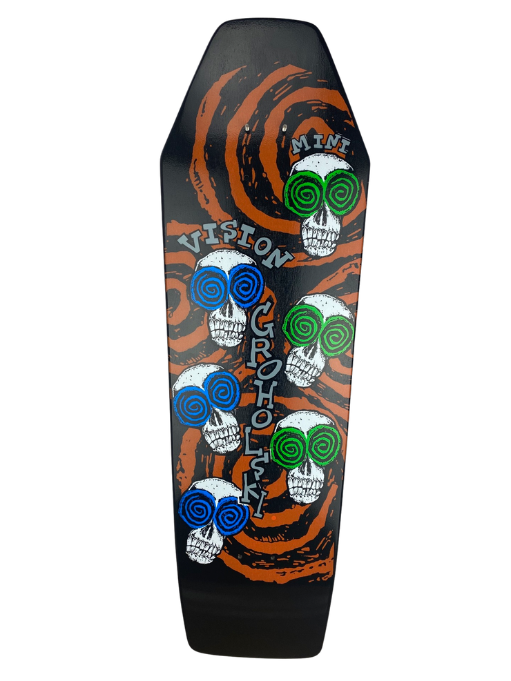 Coffin Vision Groholski Mini Skeleton Halloween Horror Series Deck-Limited time offer-9.5"x32"