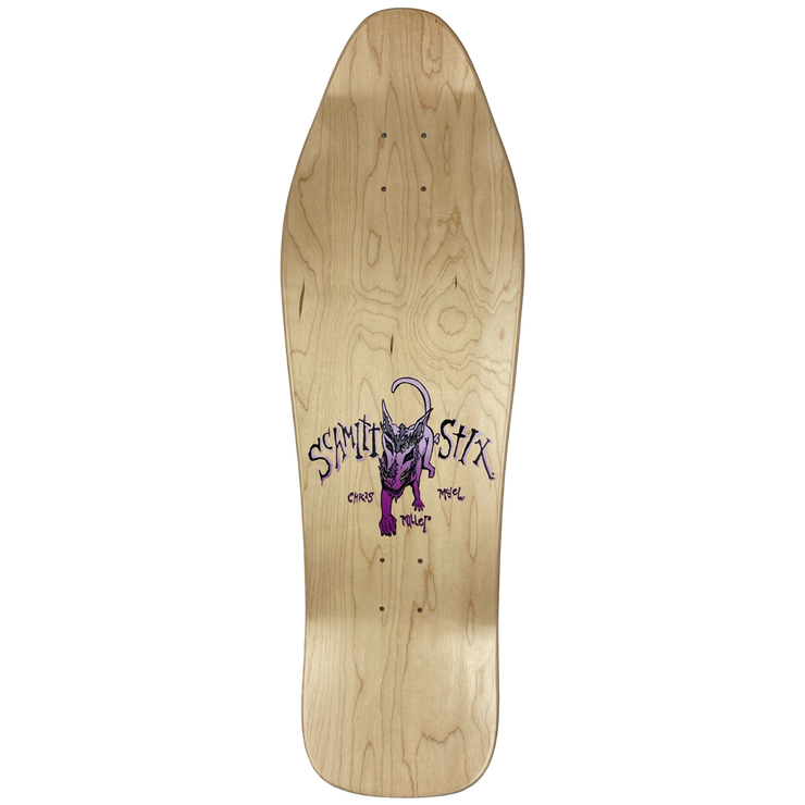 Schmitt Stix Chris Miller Dog Large Re-issue LOVE Limited color way Deck- 10"x31.875"  WB 15.5"