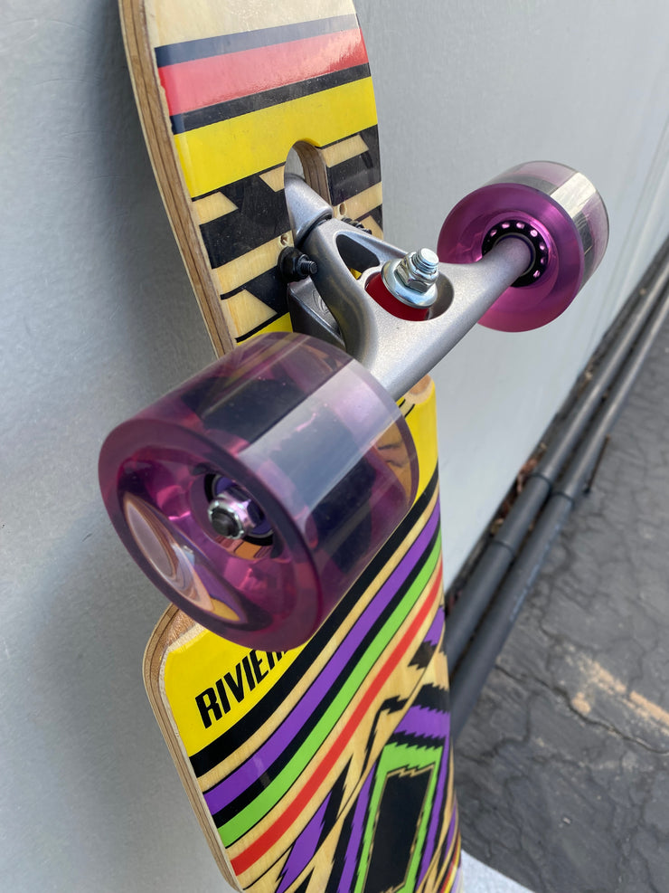 SALE Riviera Dineh Drop Through Longboard Complete Blem - 8.75"x37"