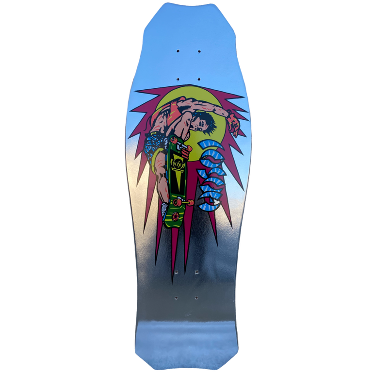 Hosoi Skateboards Rocket Air Limited Colorway - Silver Foil Deck – 10.25"x30.25"