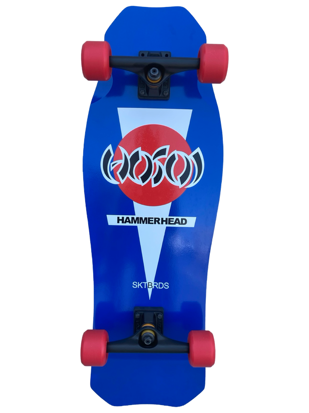 Hosoi O.G. Hammerhead Complete Skateboard Royal Blue- 10.25"x31"