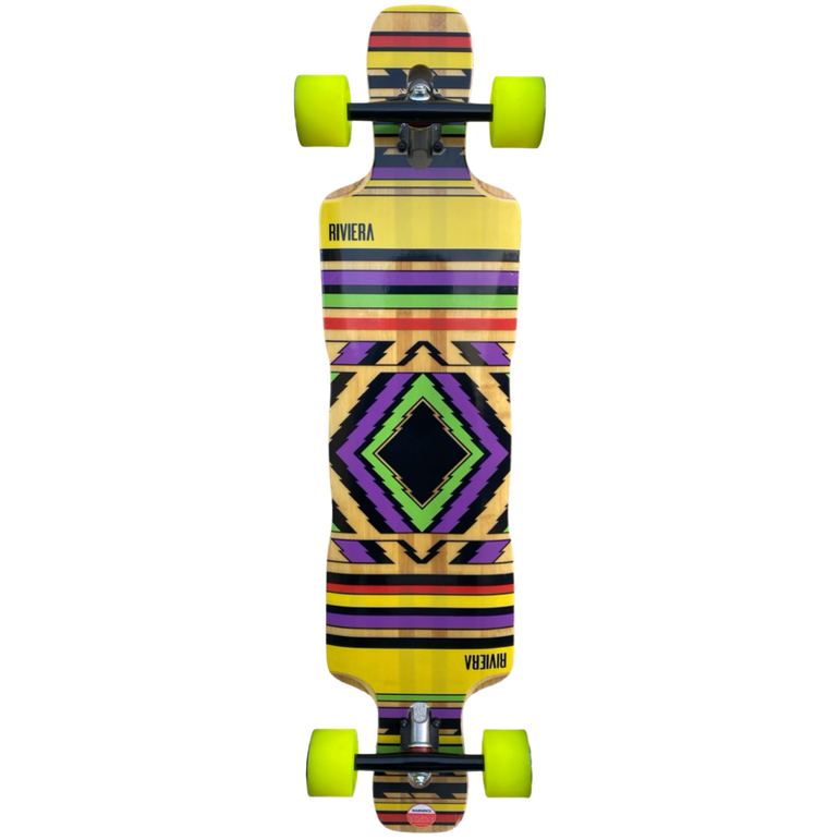 SALE Riviera Dineh Drop Through Longboard Complete Blem - 8.75"x37"