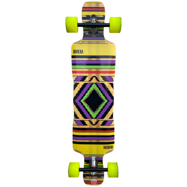 SALE Riviera Dineh Drop Through Longboard Complete Blem - 8.75"x37"