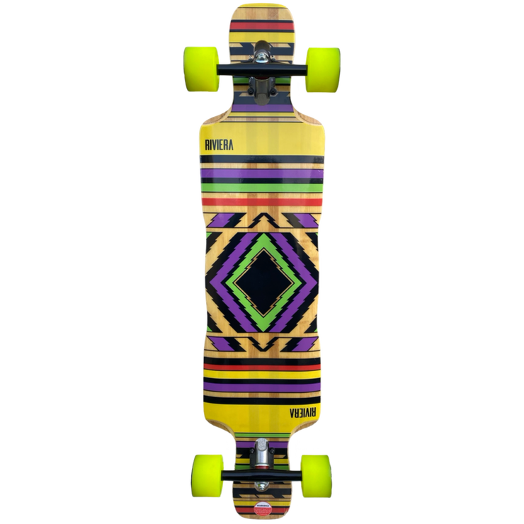 SALE Riviera Dineh Drop Through Longboard Complete Blem - 8.75"x37"