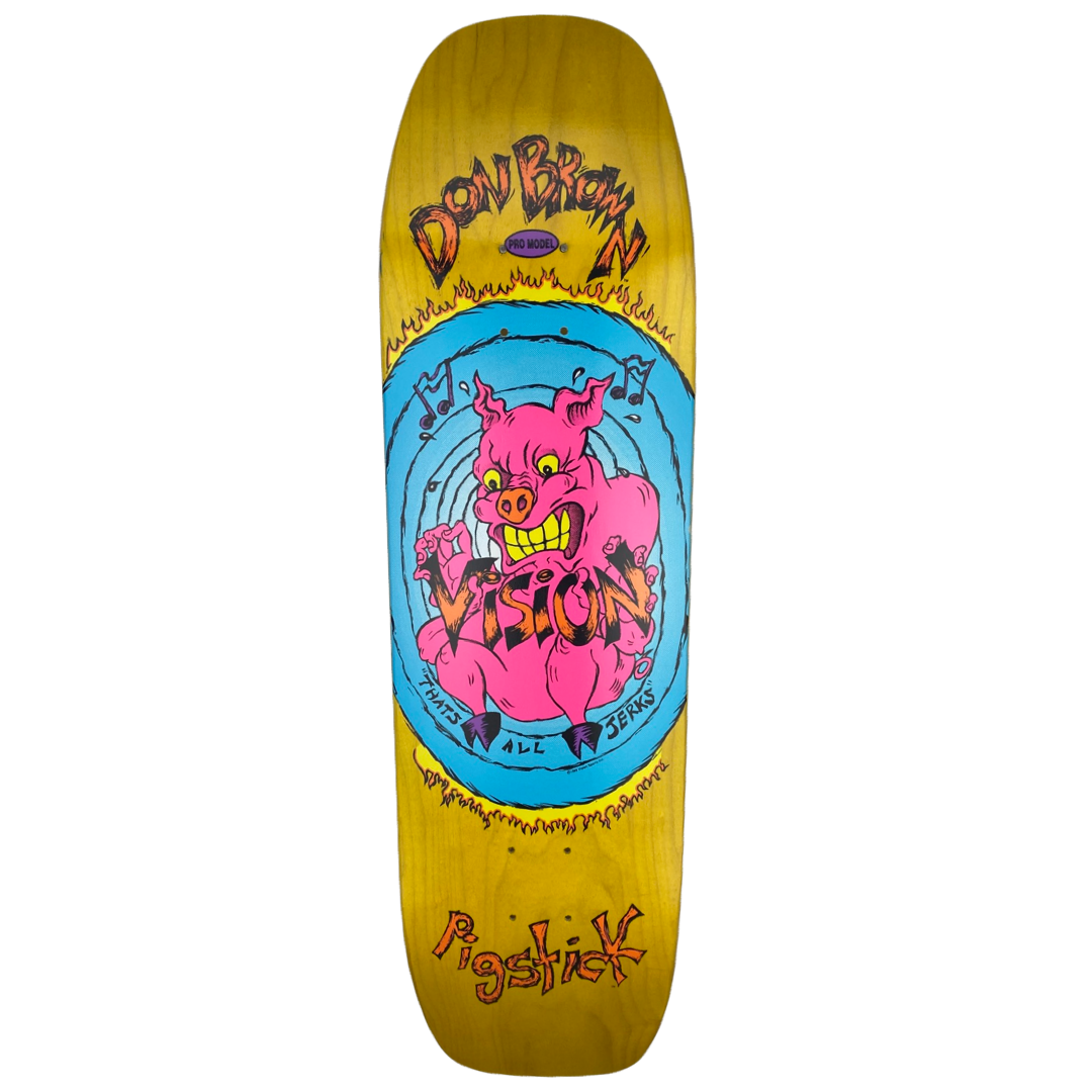 Vision Don Brown Pig Stick Modern Shape Deck - 8.75