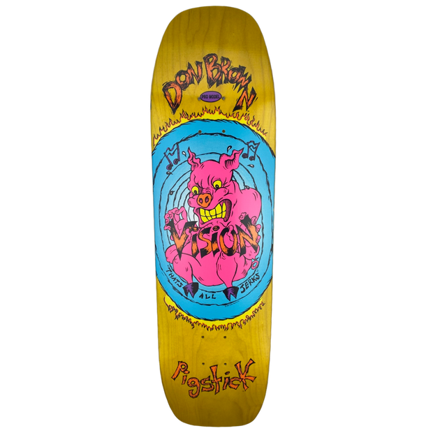 Vision Don Brown Pig Stick Modern Shape Deck - 8.75"x32.25"