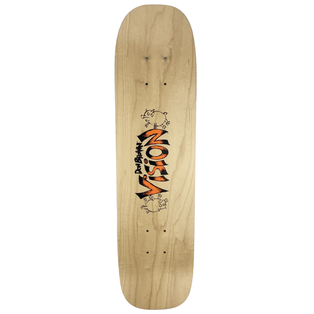 Vision Don Brown Pig Stick OG Reissue Deck - 7.25