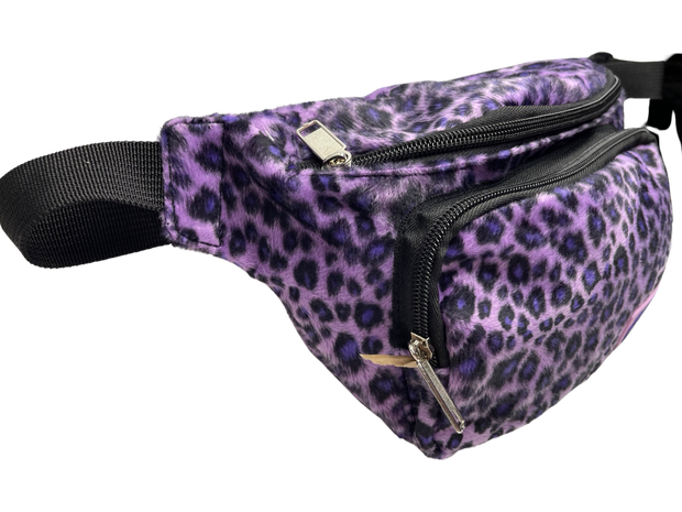 Smith Scabs Purple Leopard Fanny Packs