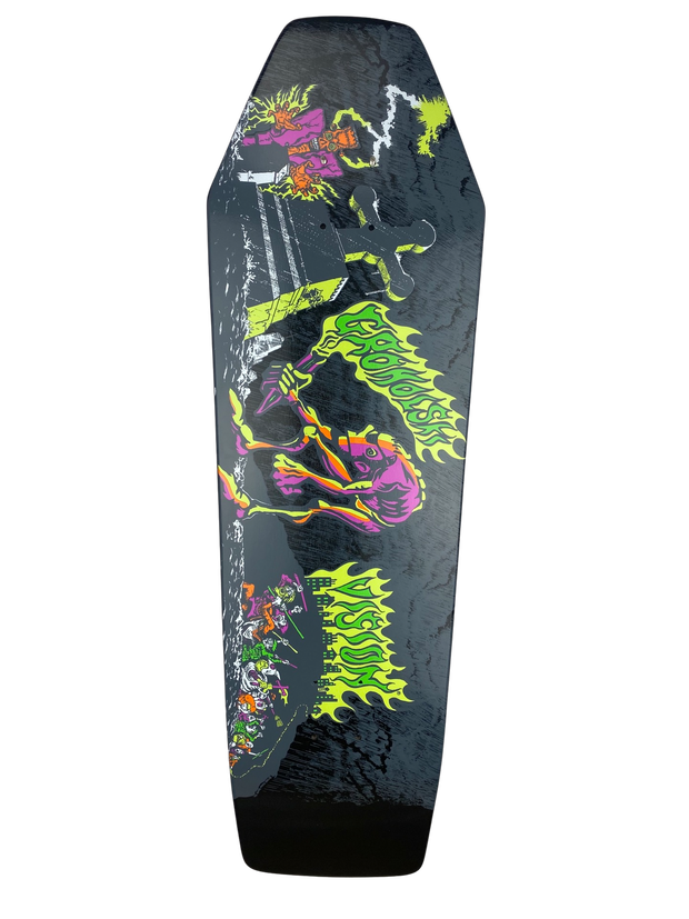 Coffin Vision Groholski Graveyard Mob Halloween Horror Series Deck-Limited time offer-9.5"x32"