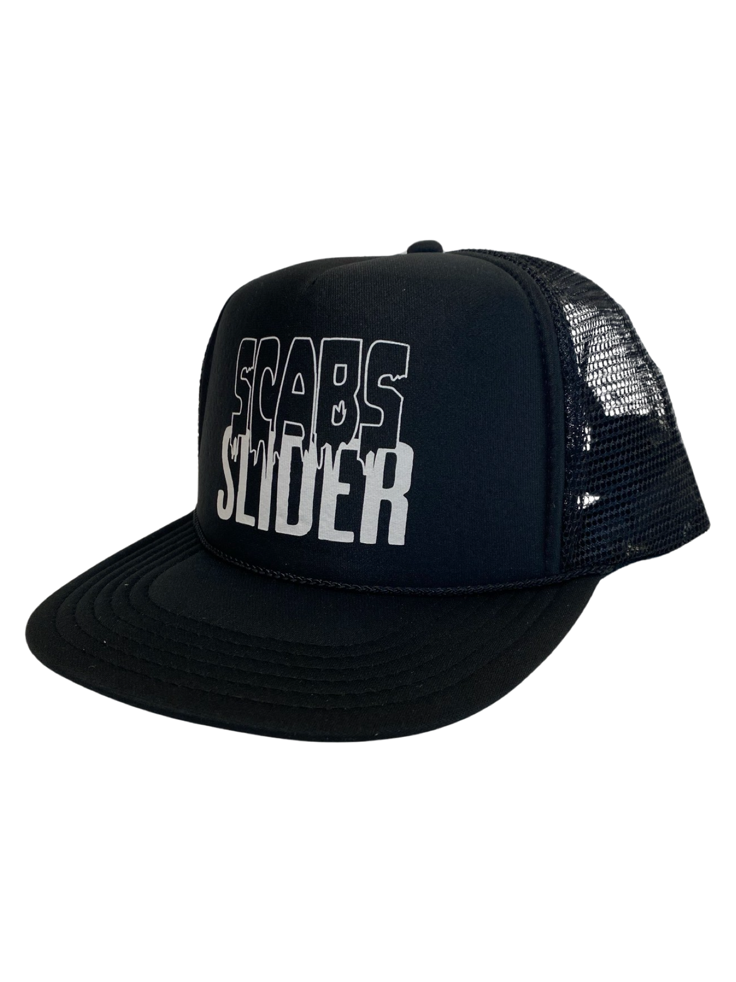 SCABS SLIDER HAT - BLACK/BLACK Halloween Horror Series