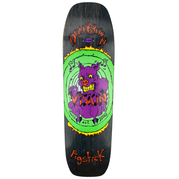 Vision Don Brown Pig Stick Modern Shape Deck - 8.75"x32.25"