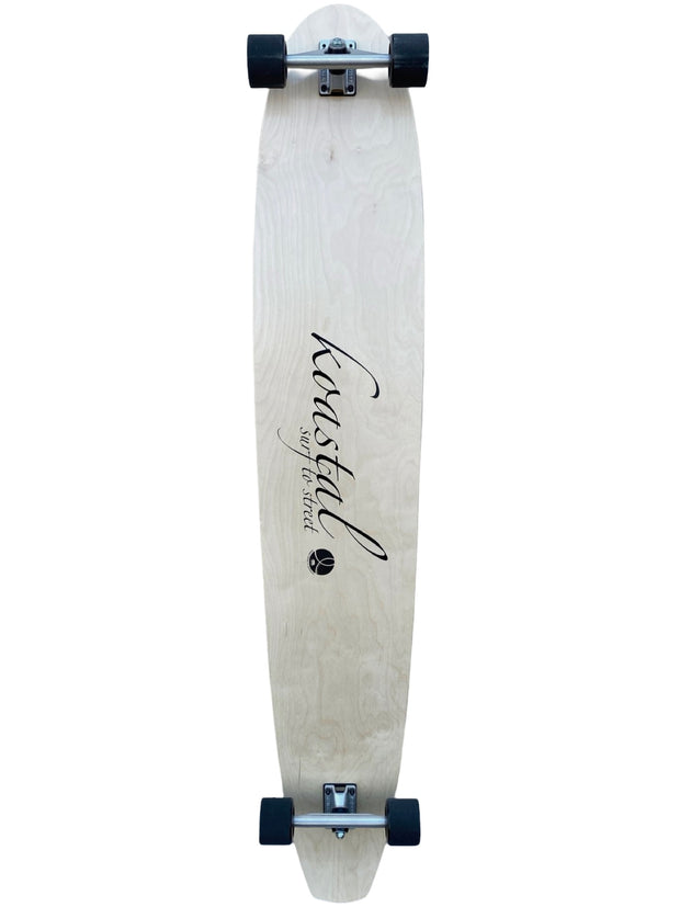 Koastal Drifter-1 Mahogany/Aspen/Purple Heart 60" Longboard Cruising Skateboard - Complete