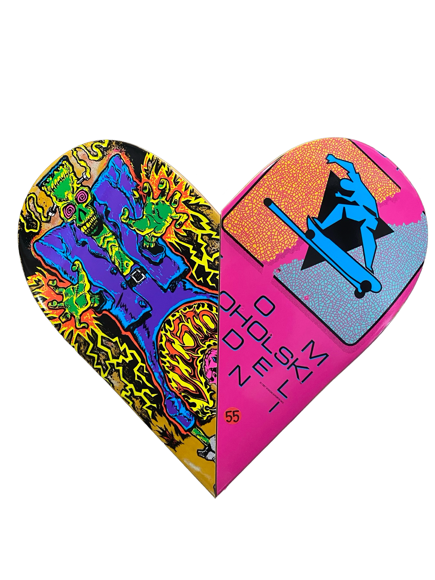 Skateboard Heart Art #55
