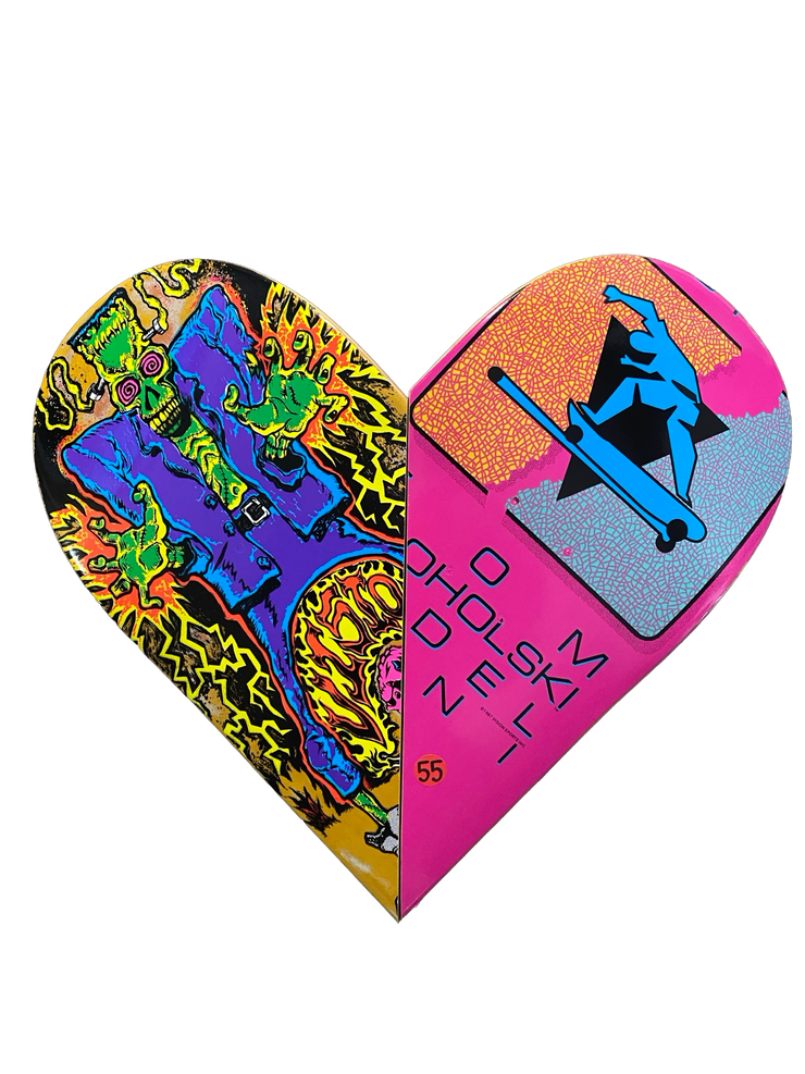 Skateboard Heart Art 