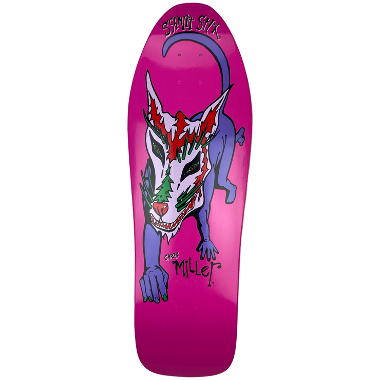 Schmitt Stix Chris Miller Dog Large Re-issue LOVE Limited color way Deck- 10"x31.875"  WB 15.5"