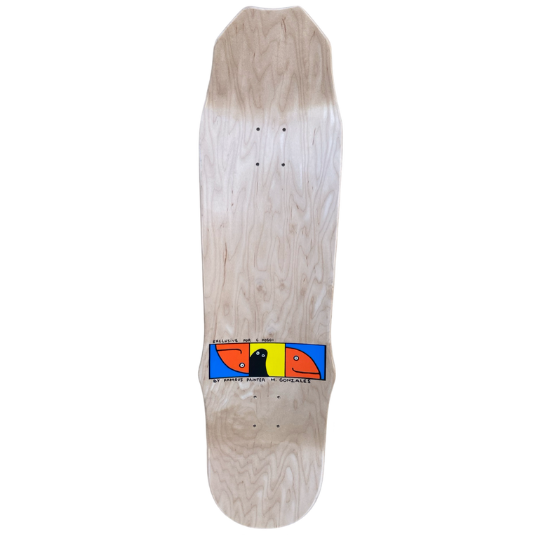 Hosoi Skateboards Gonz 93 Limited Colorway - Silver Foil Deck- 9