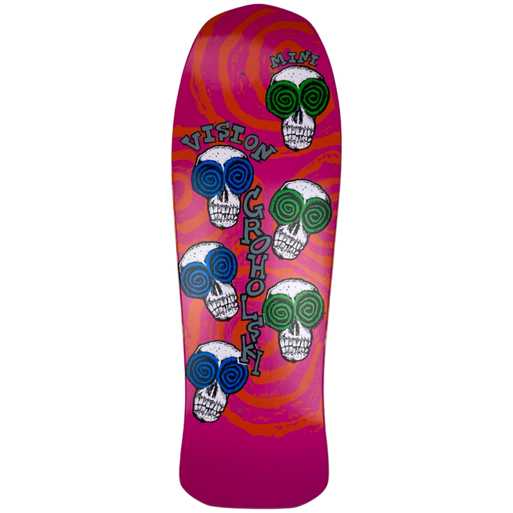 Vision Groholski Skeleton Mini LOVE Limited color way Deck - 9.75"x30"