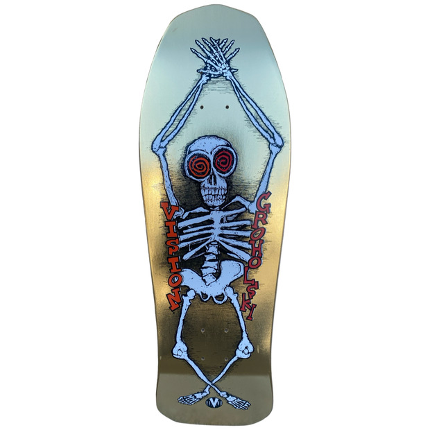 Vision Groholski Skeleton Limited Colorway - Gold Foil Deck - 10.25"x30"