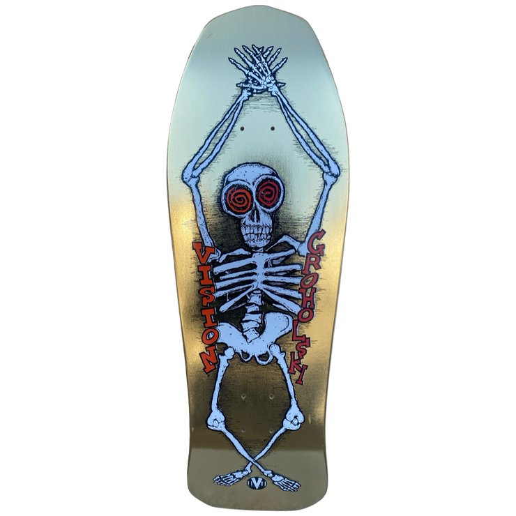 Vision Groholski Skeleton Limited Colorway - Gold Foil Deck - 10.25"x30"