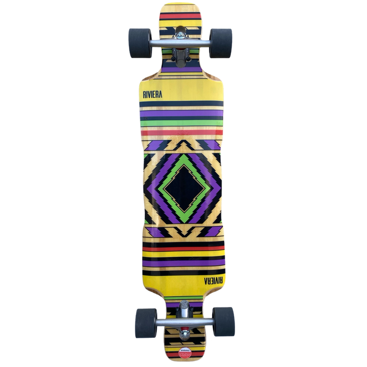 SALE Riviera Dineh Drop Through Longboard Complete Blem - 8.75"x37"