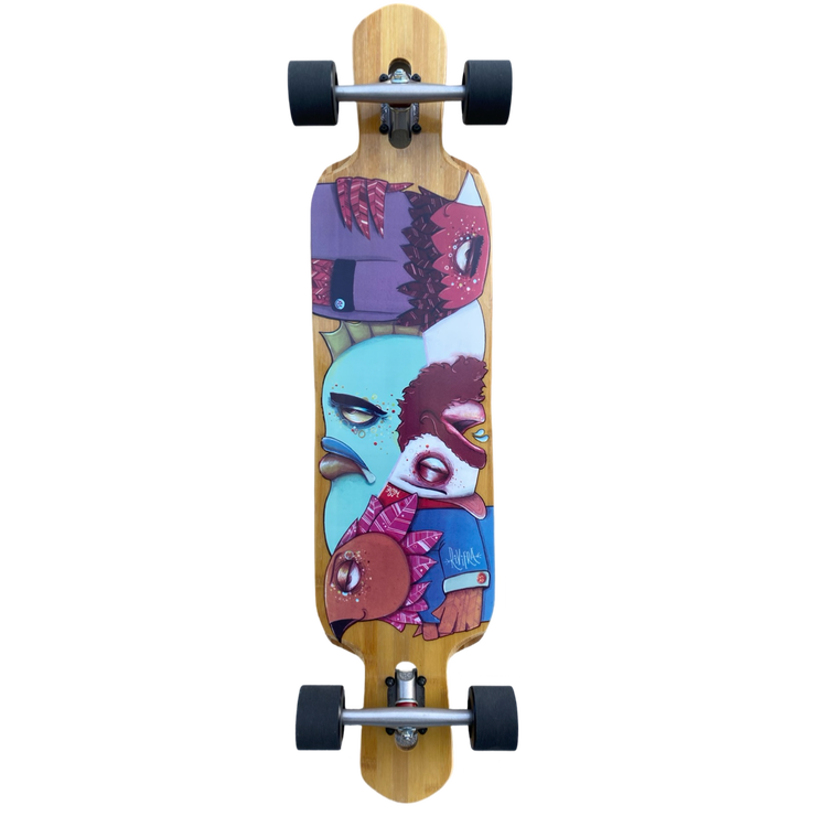 SALE Riviera Drop Through Longboard Complete Blem - 9.5"x41"