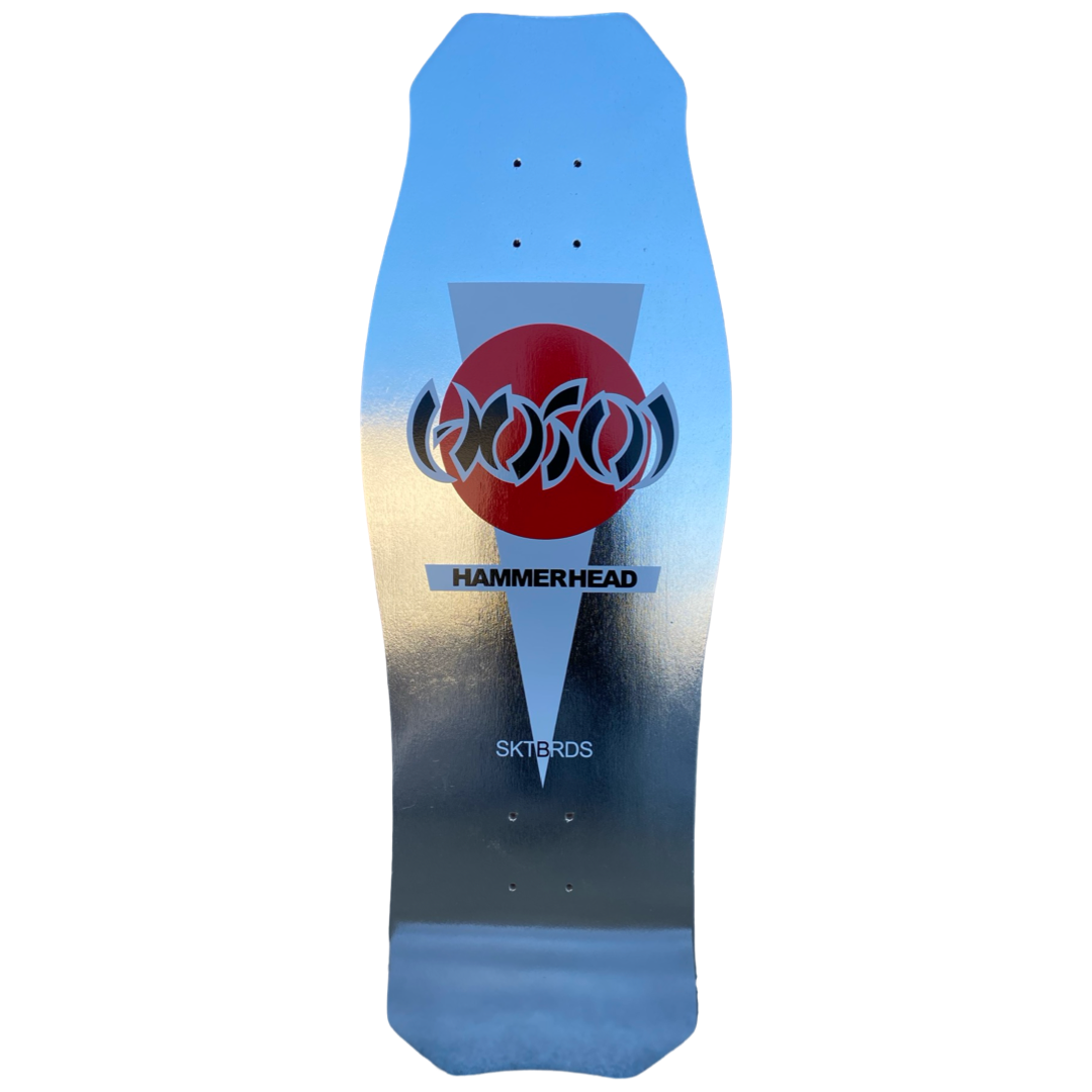 Hosoi Skateboards O.G. Hammerhead Limited Colorway - Silver Foil Deck– 10.5