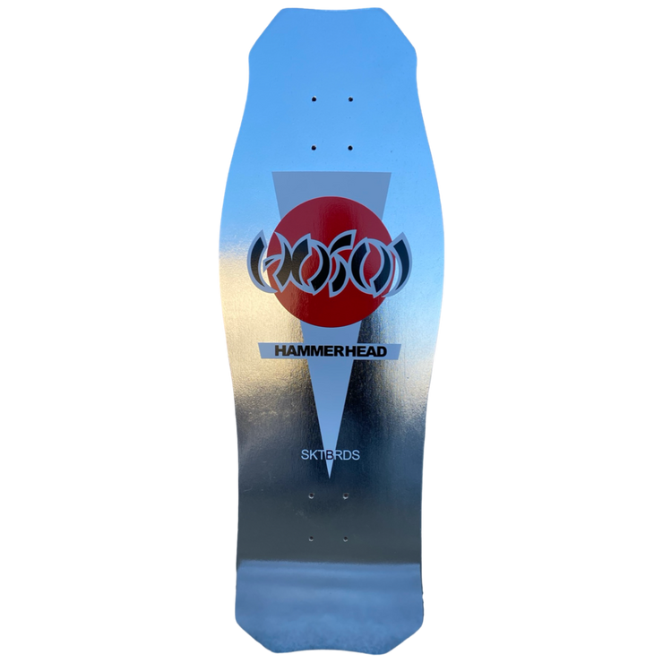 Hosoi Skateboards O.G. Hammerhead Limited Colorway - Silver Foil Deck– 10.5"x31"