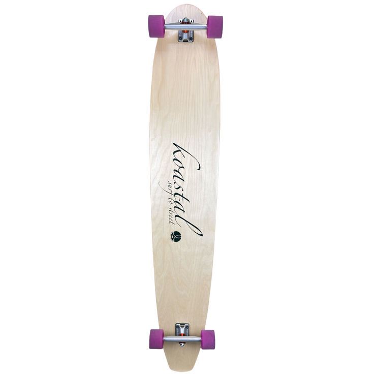 Koastal Drifter-4 Sapele/Maple 60" Longboard Cruising Skateboard - Complete