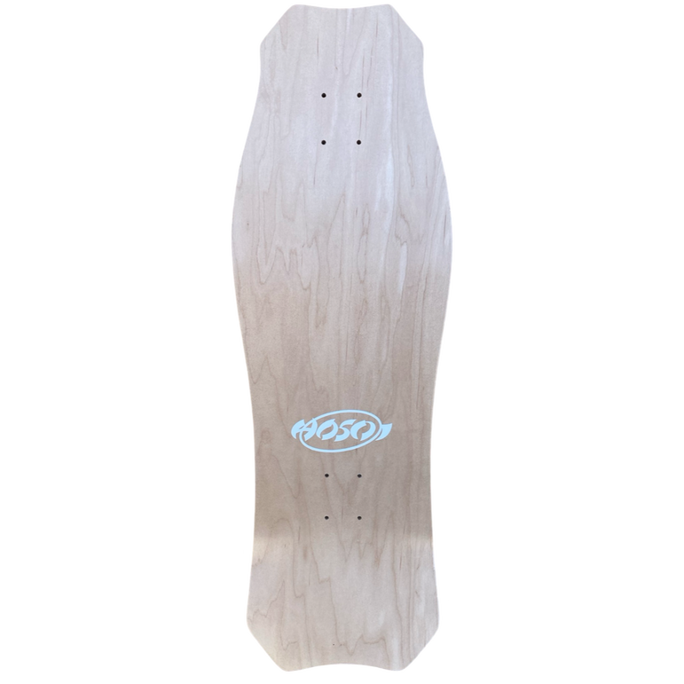 Hosoi Skateboards Skull N' Roses OG Hammerhead Limited Colorway - Silver Foil Deck – 10.5