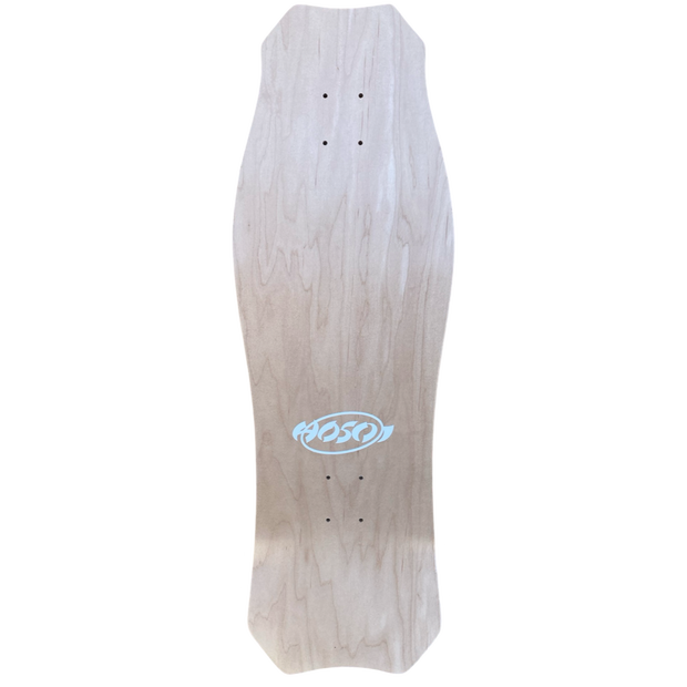 Hosoi Skateboards Skull N' Roses OG Hammerhead Limited Colorway - Silver Foil Deck – 10.5"x31"