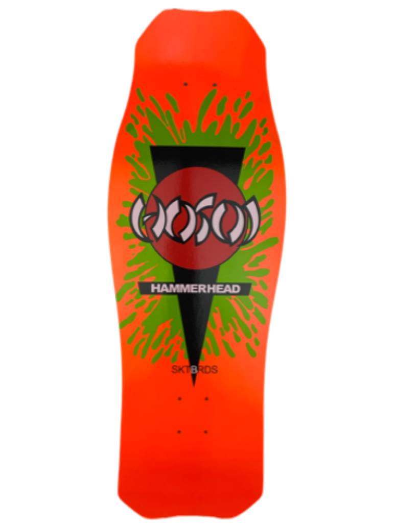 Hosoi Skateboards O.G. Hammerhead Splat Deck– 10.5