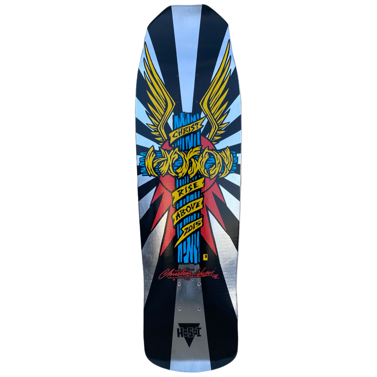 Hosoi Skateboards Wings Limited Colorway - Silver Foil Deck 9"x33.25"