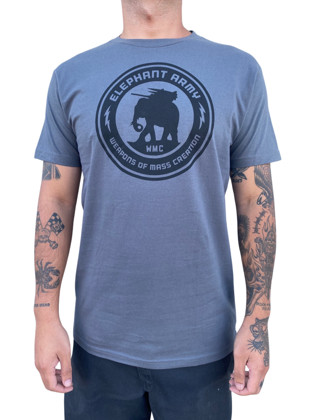Grey army online t shirt
