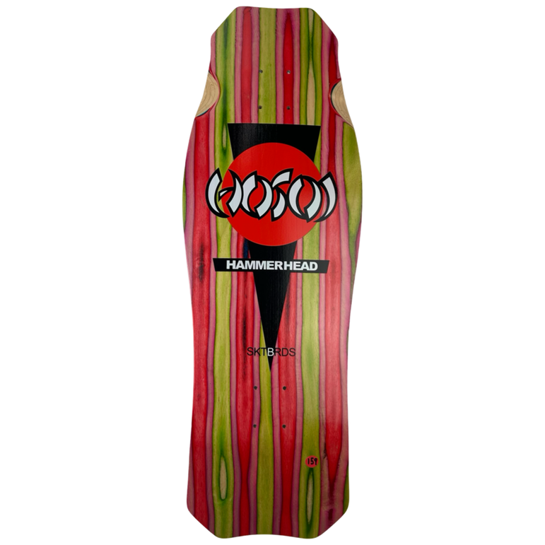Hosoi Skateboards O.G. Hammerhead Swirl Limited Deck #159 – 10.5"x31"