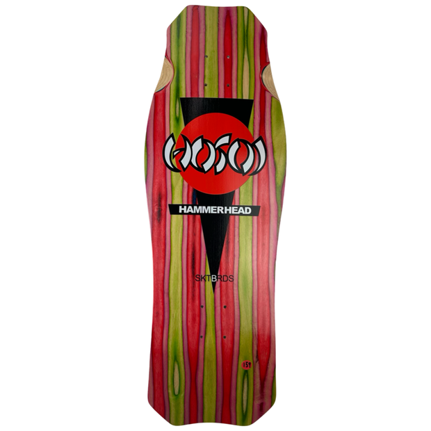Hosoi Skateboards O.G. Hammerhead Swirl Limited Deck #159 – 10.5"x31"